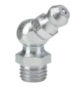 Пресс-масленка М8х1 (L45) угловая 45