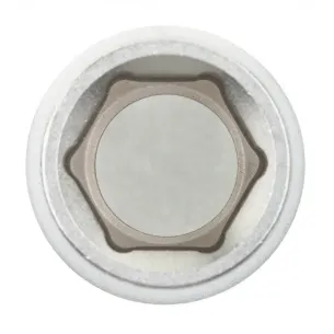 Головка торцевая, 15 мм, 6-гранная, CrV, под квадрат 1/2", хром., МТХ MASTER