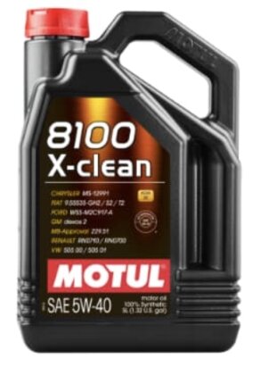 Олія MOTUL 8100 X-clean + 5W30 4x5 L - Фото 1