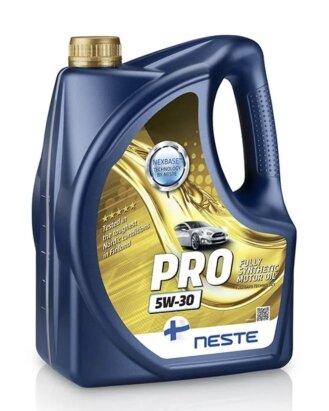 Масло NESTE моторное PRO+WIII 5W-30 VW504.00/507.00 Longlife синт. (4л.) - Фото 1