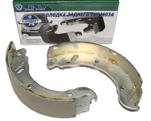 Колодка 3302-3511800-01 гальмівна ГАЗ 3302 задн. (компл. 4шт.) (пр-во ГАЗ) - Фото 1