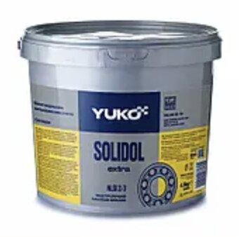 Смазка YUKO Солидол Жировой (4,5кг/ведро 5л) - Фото 1