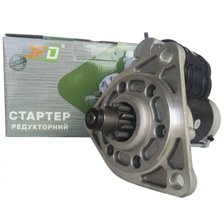 Стартер 1228102 редукторный 12В 2,8 кВт (z=10) (ан. 123708102) ЮМЗ (JFD) - Фото 1