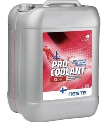 Антифриз Neste Pro Coolant XLC II червоний (концентрат) (10л) - Фото 1