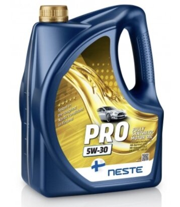 Олія NESTE моторна PRO 5W-30 синт. (4л) - Фото 1