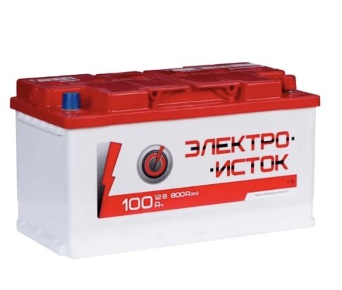 Аккумулятор 6СТ-100А3 (0) (L5) ЭЛЕКТРОИСТОК 800A 12V (E) - Фото 1