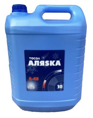 Тосол АЛЯСКА А-40 (антифриз) анти-замерзающая жидкость красная (1л) - Фото 1