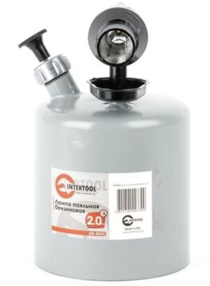 Лампа паяльная GB-0033 бензиновая (2,0л) (INTERTOOL) - Фото 1