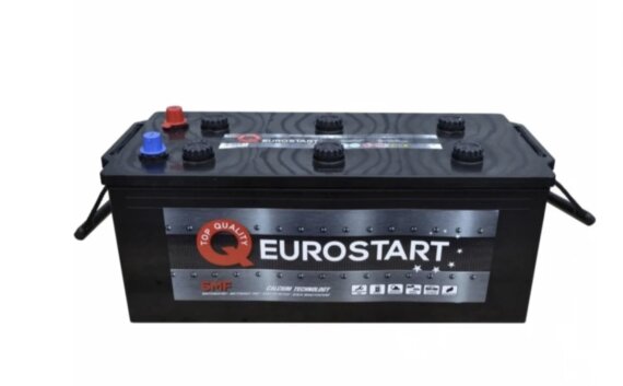 Акумулятор 190Аг бічна (+/-) EUROSTART Truck (1250EN) (470х210х220) - Фото 1