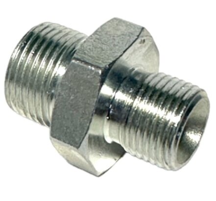 Штуцер гідровузла (насос-дозатор) G1/2"хS24 (S27) (G1/2" - M20х1.5) (ADARA) - Фото 1