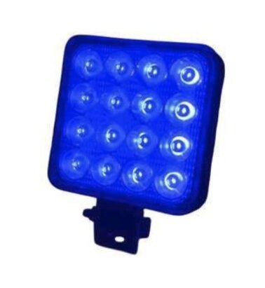Фара LED квадратная 48W (35мм) СИНИЙ СВЕТ опрыскивателя 6000K широкий луч (ADARA) - Фото 1