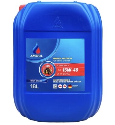 Масло Aminol моторное Advance AC5 15W-40 CF-4 MB-Approval 228.1 MAN271 20 л - Фото 1