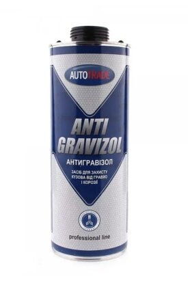Антигравий АВТОТРЕНД для защиты кузова авто, черный (1 л) - Фото 1