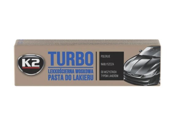 Паста для полірування кузова K2 Turbo Tempo 120 г - Фото 1