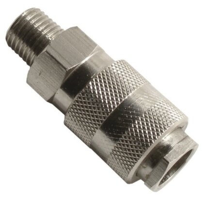 Быстроразъемное соединение с внешней резьбой 1/4" INTERTOOL PT-1805 - Фото 1