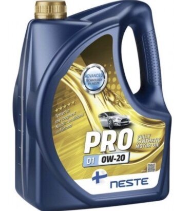 Олива моторна NESTE PRO D1 0W-20 API SP-RC, ILSAC CG-6A синтетична (4 л) - Фото 1